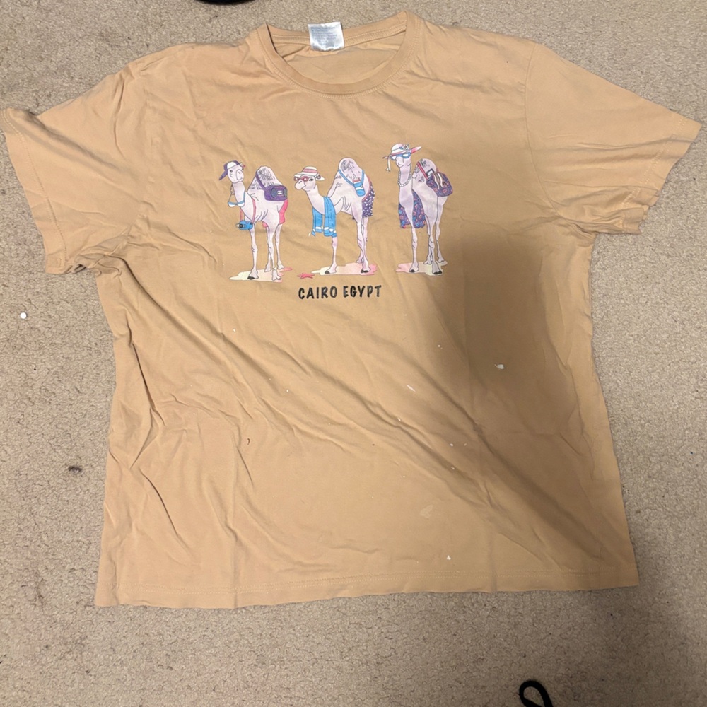 Cairo Egypt Graphic Tan T-Shirt